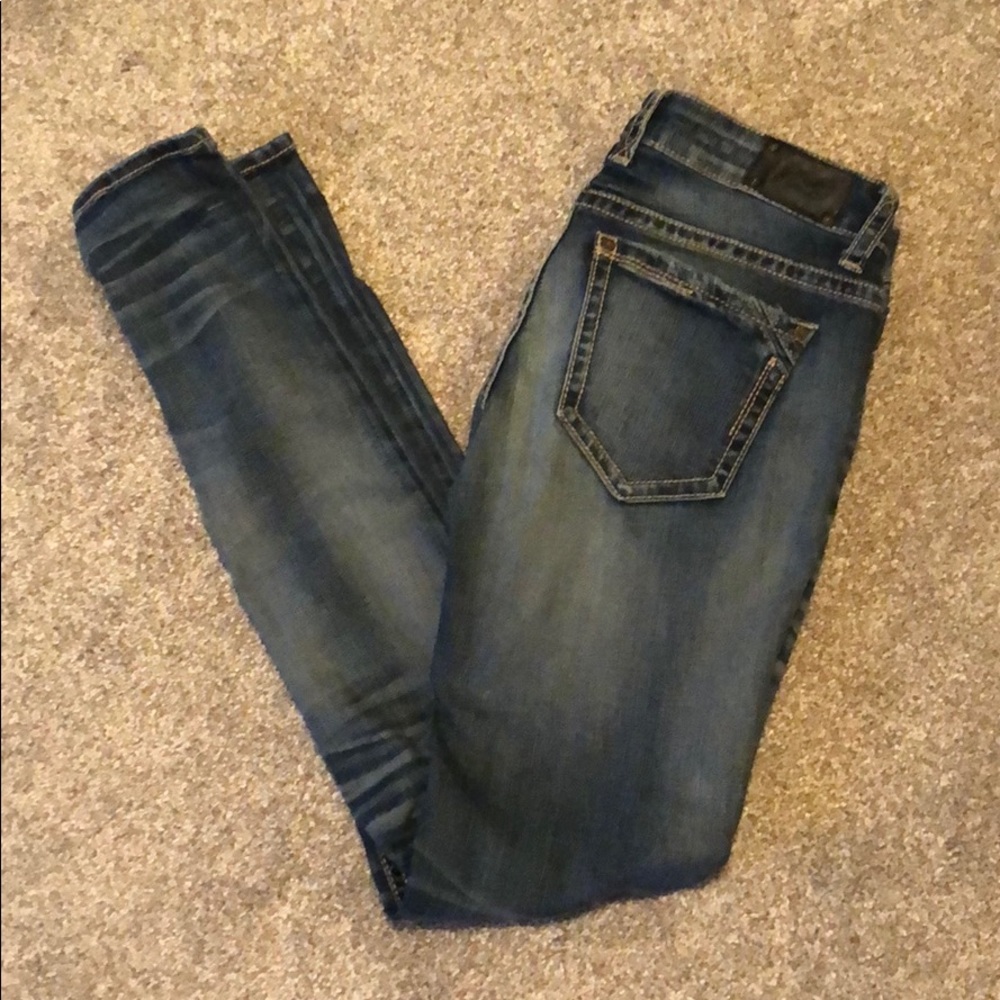 Buckle Black skinny jeans 👖